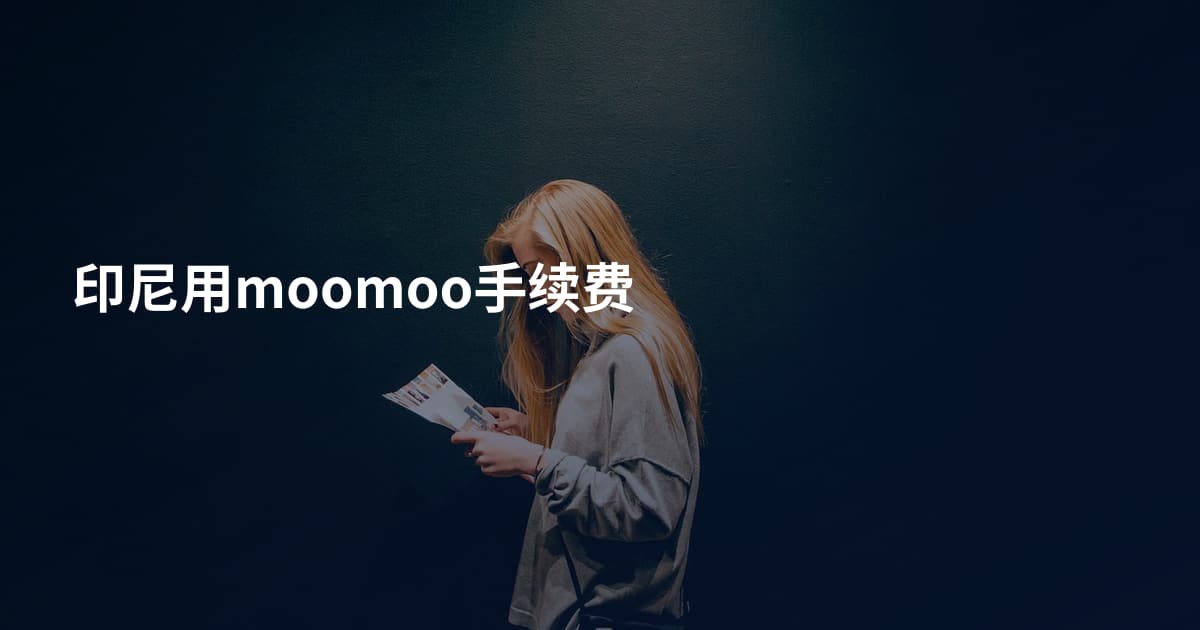 印尼用moomoo手续费