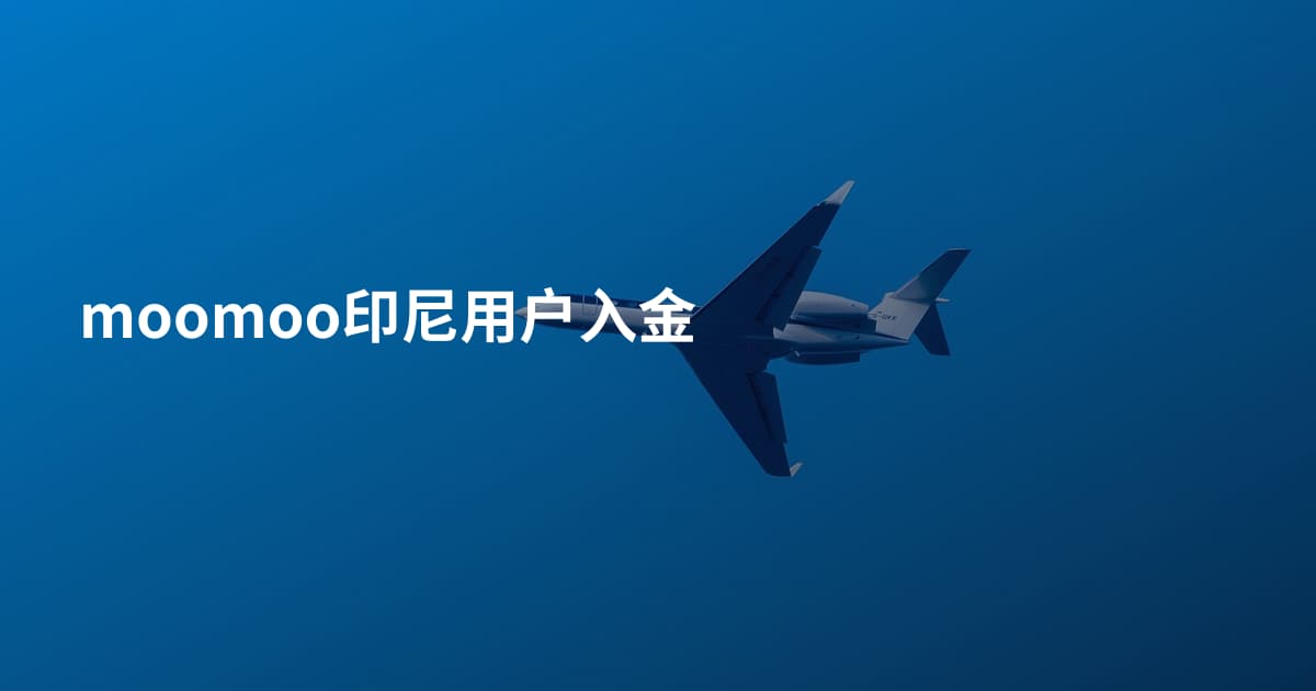 moomoo印尼用户入金