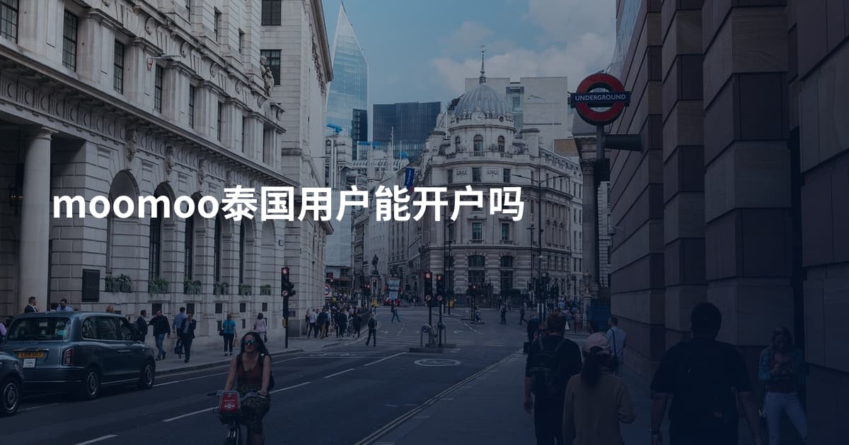 moomoo泰国用户能开户吗