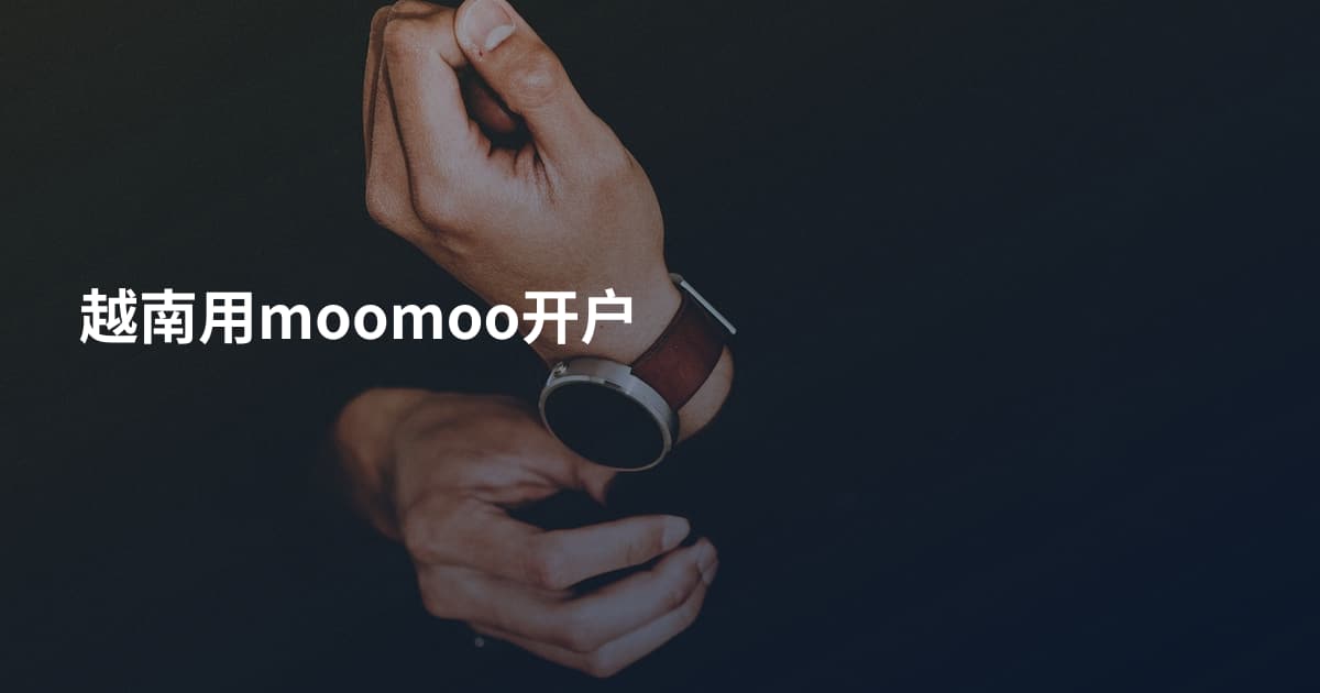 越南用moomoo开户