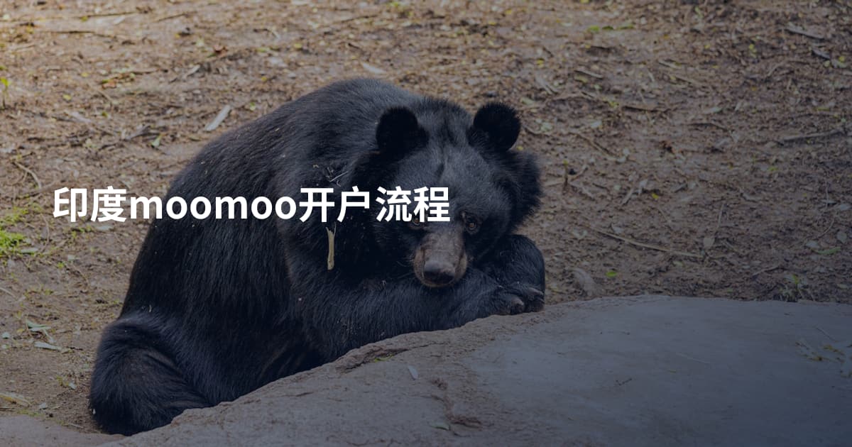 印度moomoo开户流程