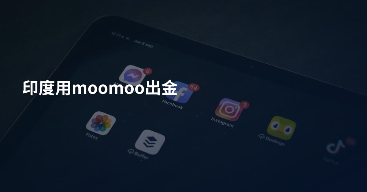 印度用moomoo出金