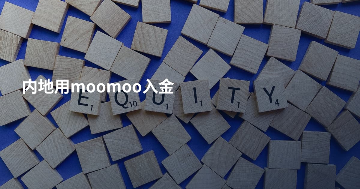内地用moomoo入金