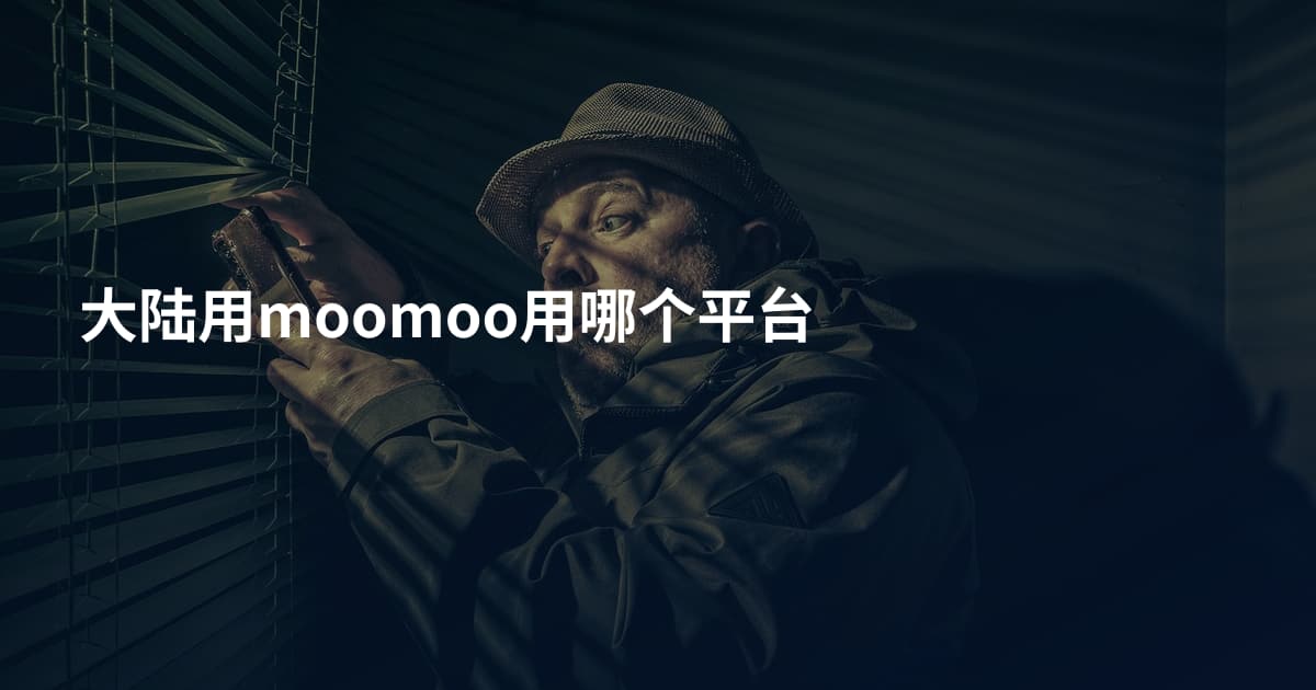 大陆用moomoo用哪个平台