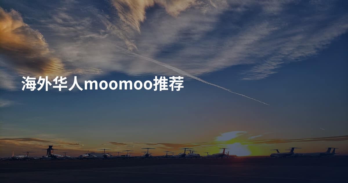 海外华人moomoo推荐