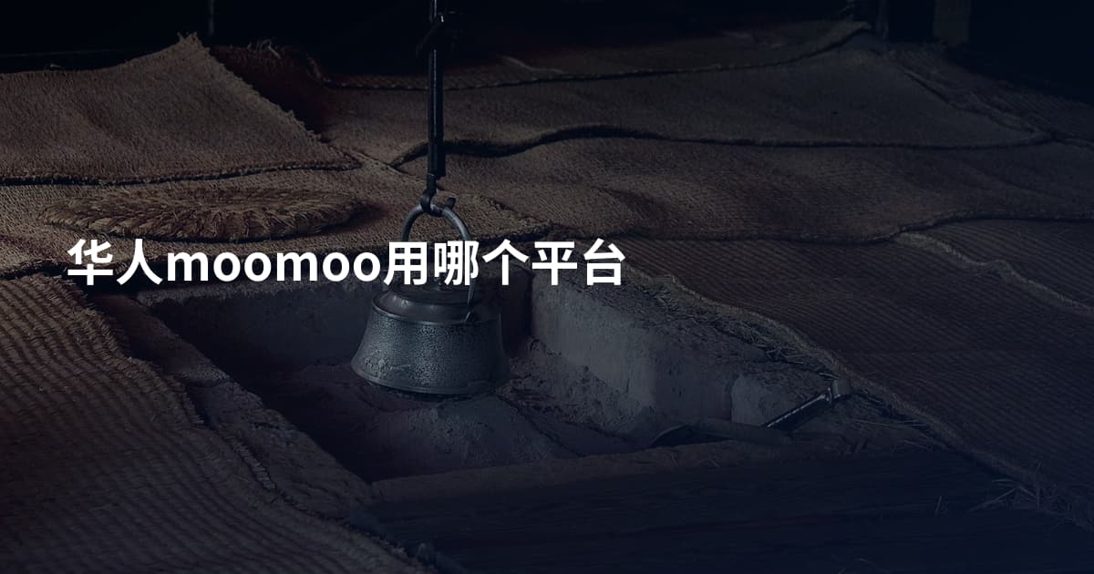 华人moomoo用哪个平台