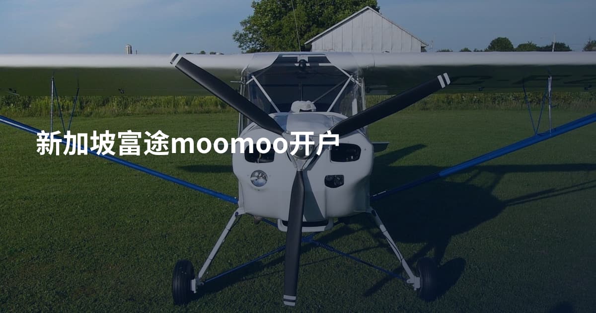 新加坡富途moomoo开户