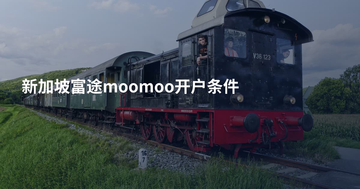 新加坡富途moomoo开户条件