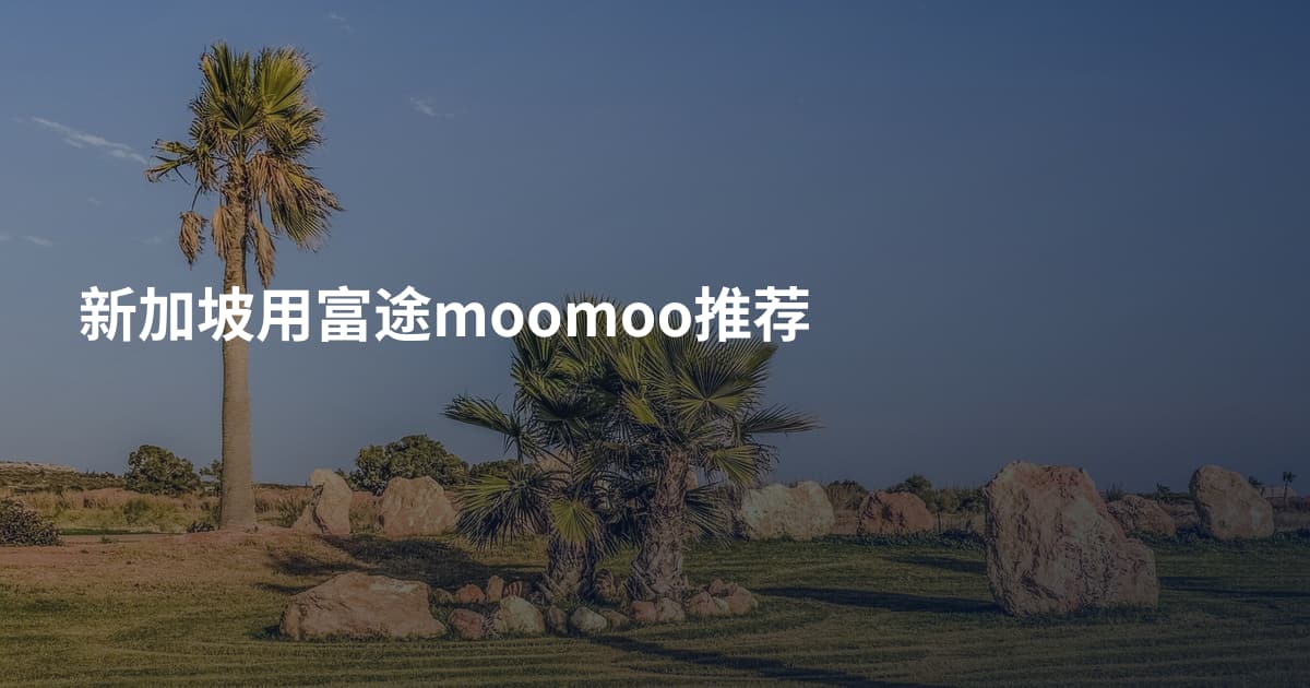 新加坡用富途moomoo推荐