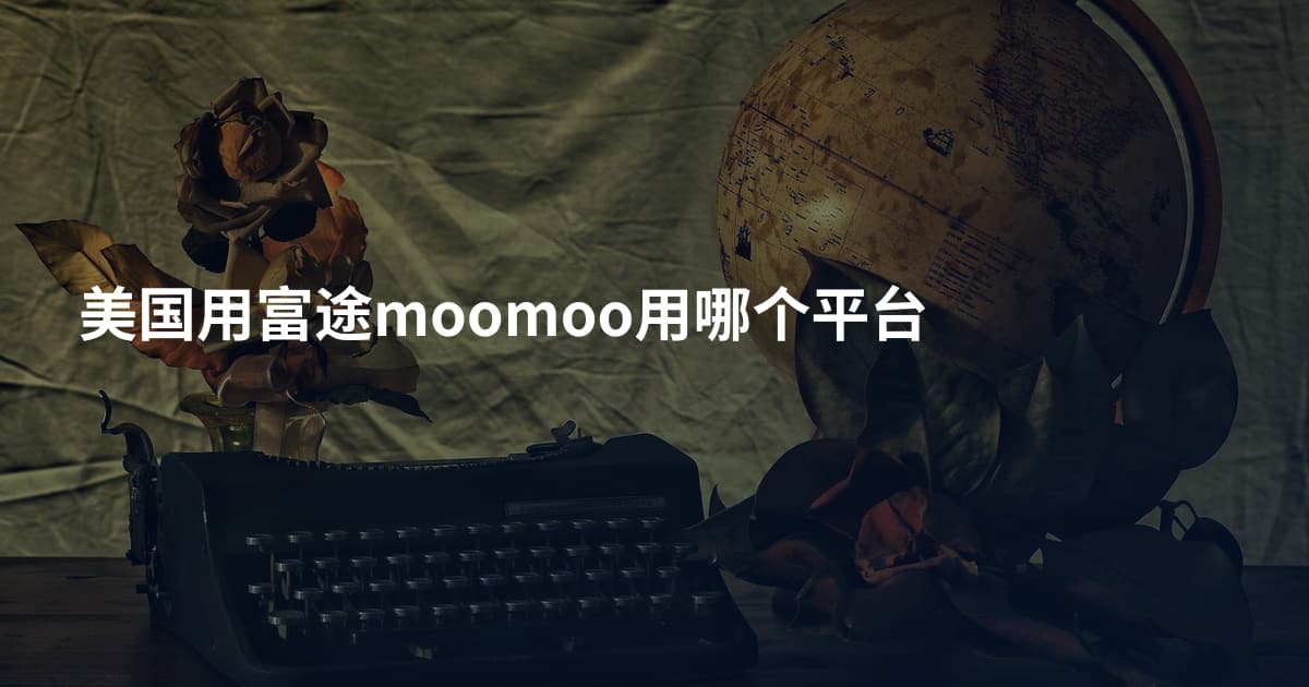 美国用富途moomoo用哪个平台