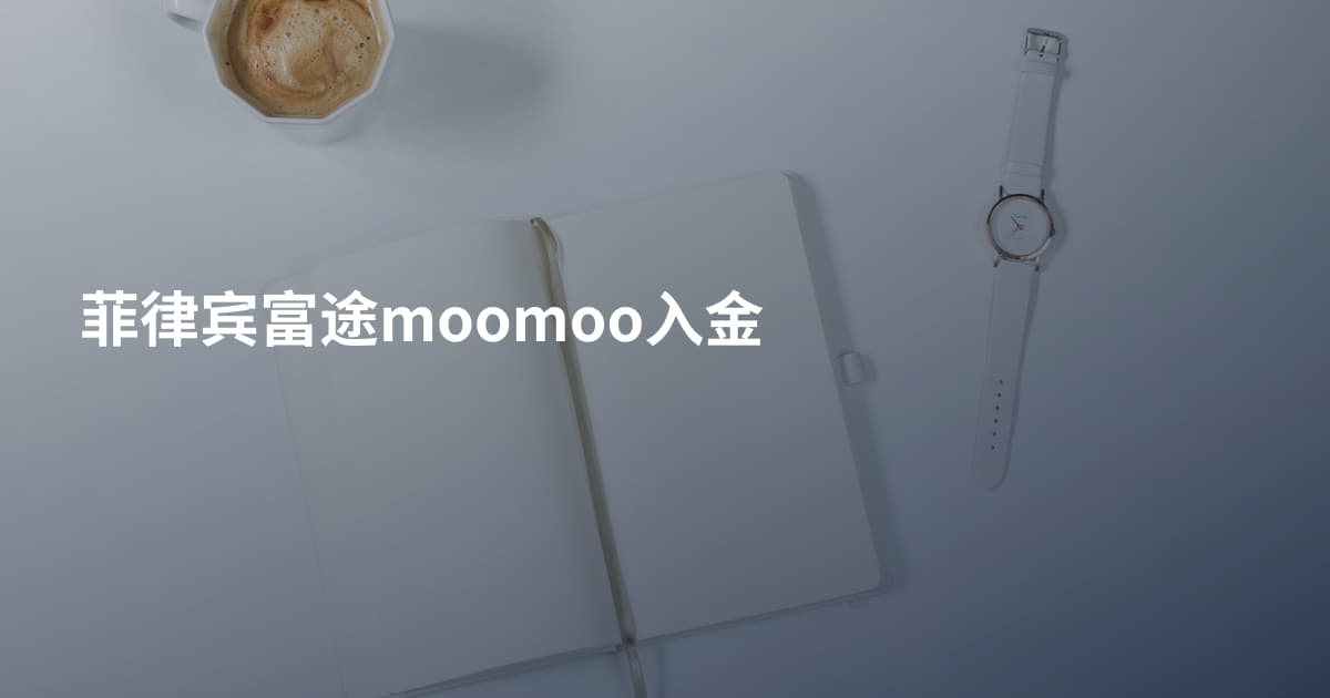 菲律宾富途moomoo入金