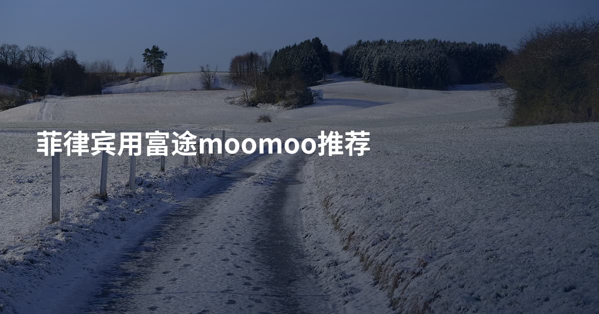 菲律宾用富途moomoo推荐
