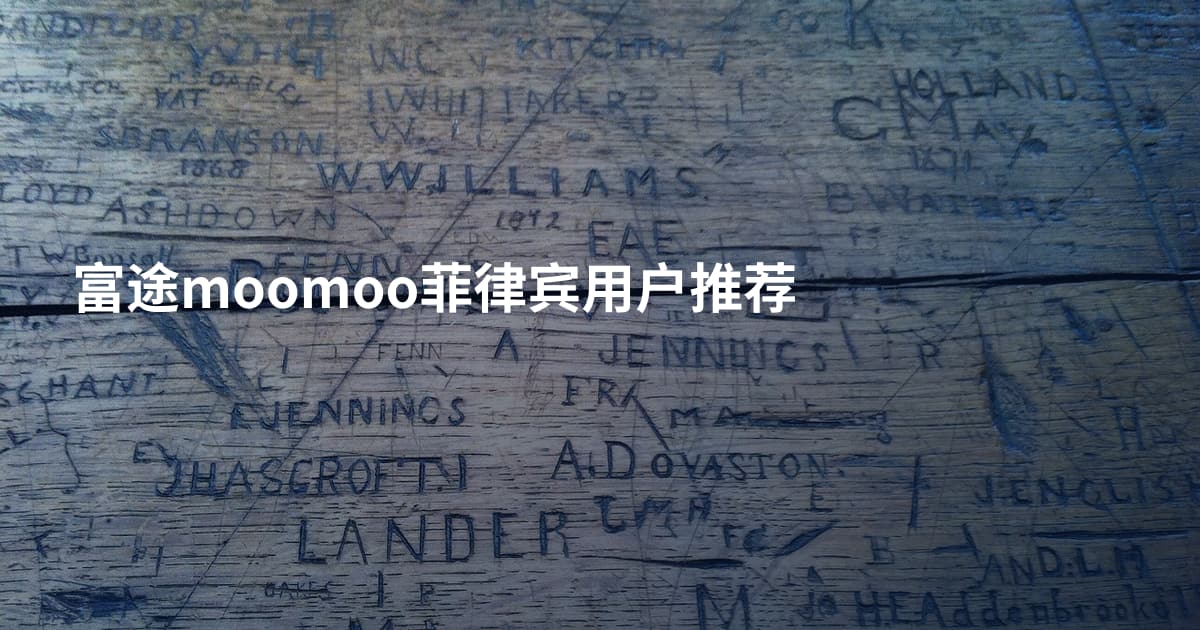 富途moomoo菲律宾用户推荐