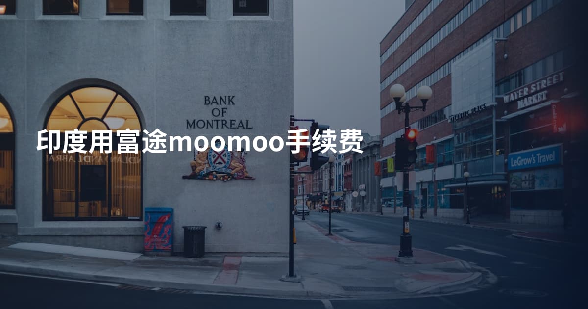 印度用富途moomoo手续费