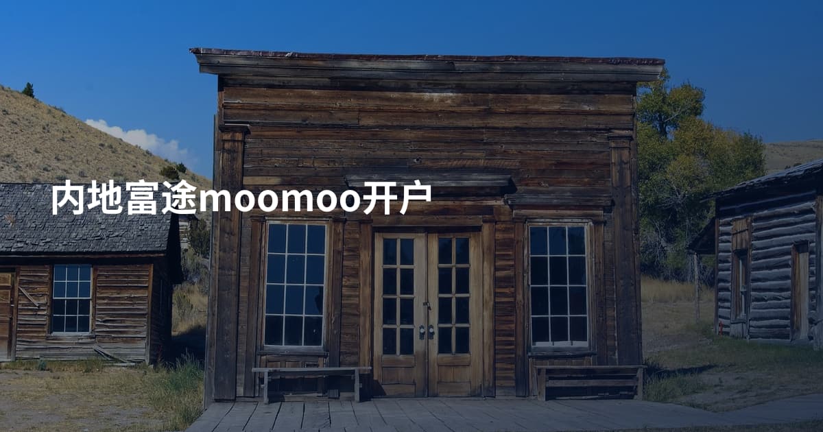 内地富途moomoo开户