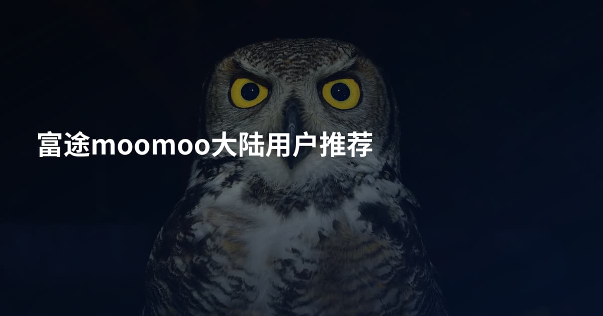 富途moomoo大陆用户推荐