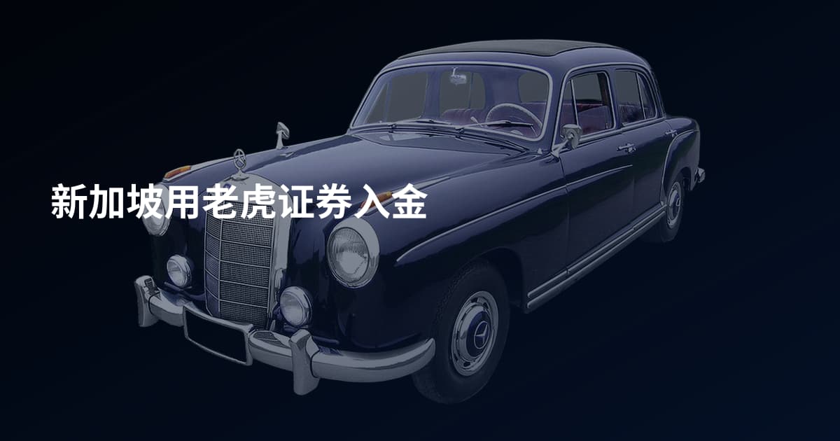 新加坡用老虎证券入金