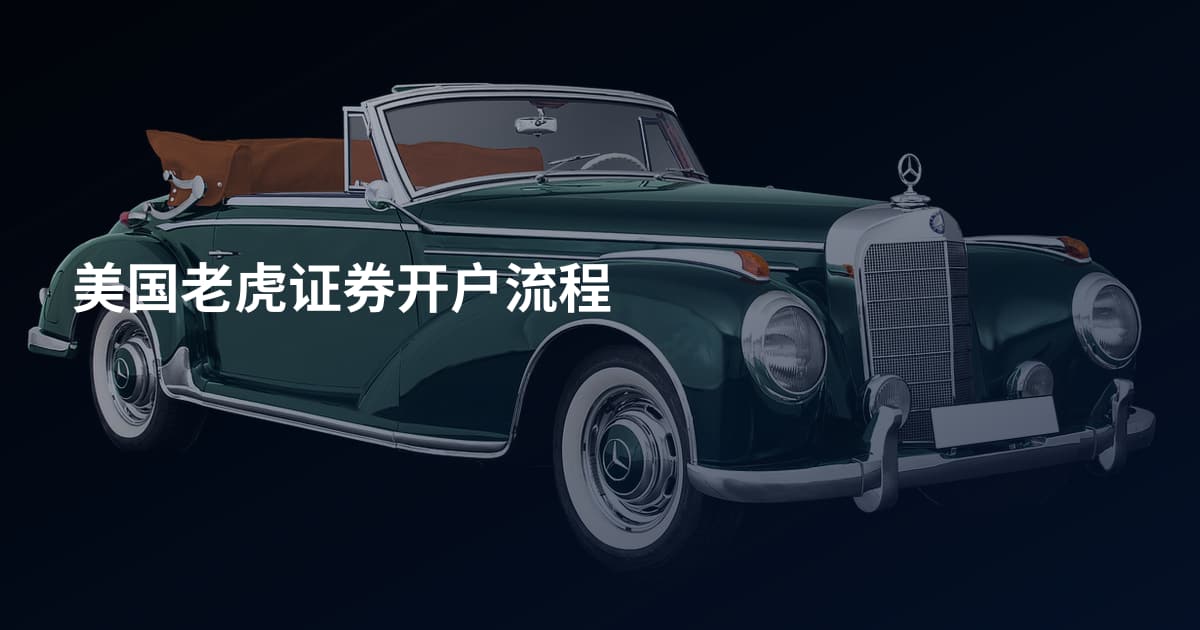 美国老虎证券开户流程