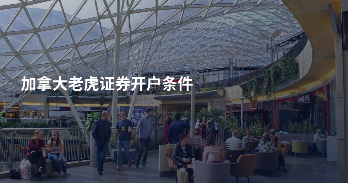 加拿大老虎证券开户条件