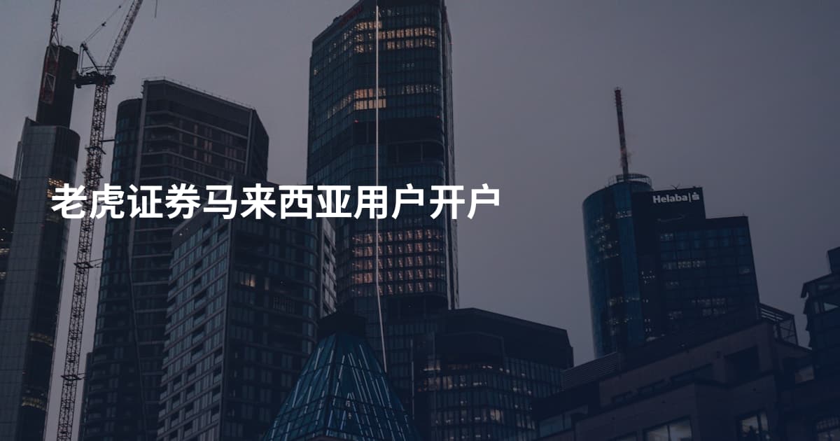 老虎证券马来西亚用户开户