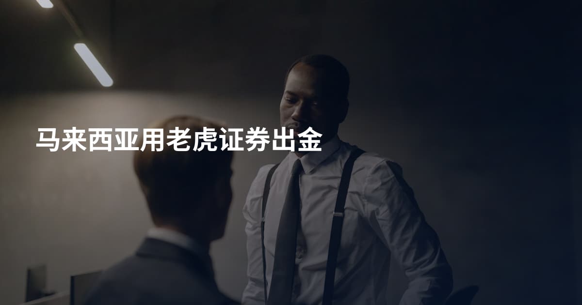 马来西亚用老虎证券出金