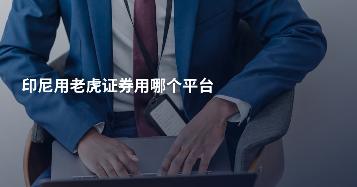 印尼用老虎证券用哪个平台