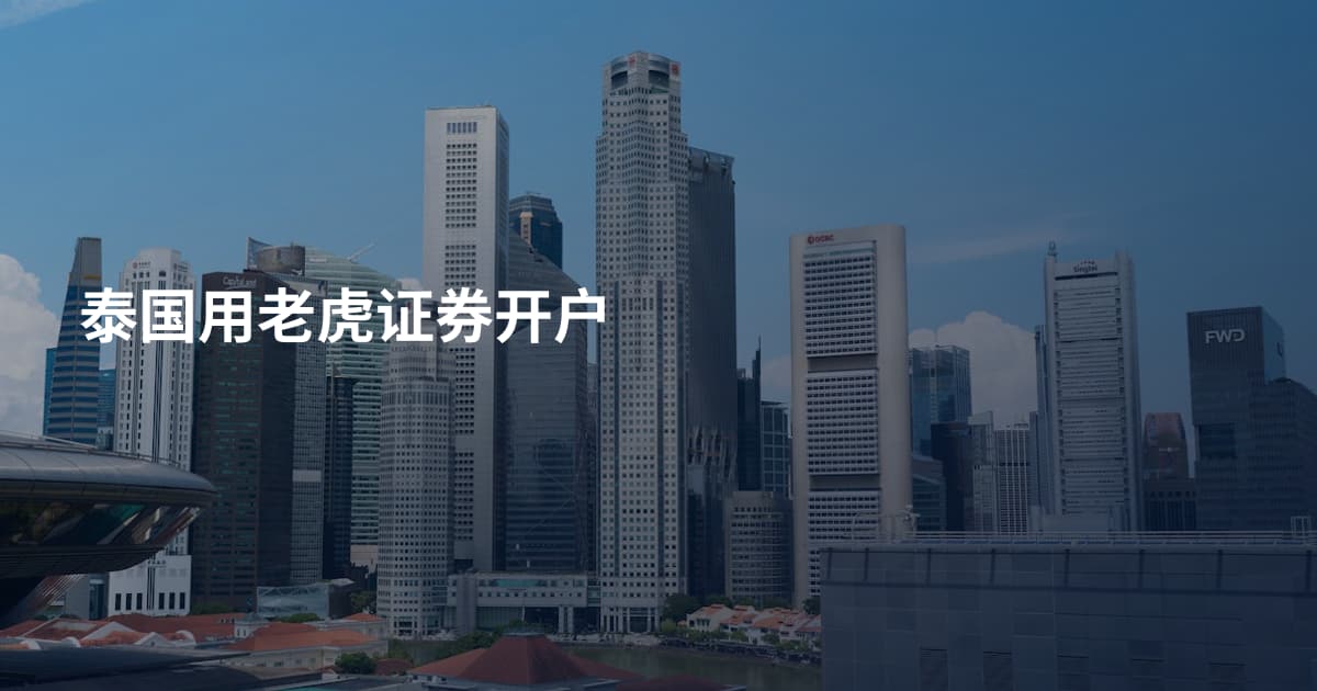泰国用老虎证券开户