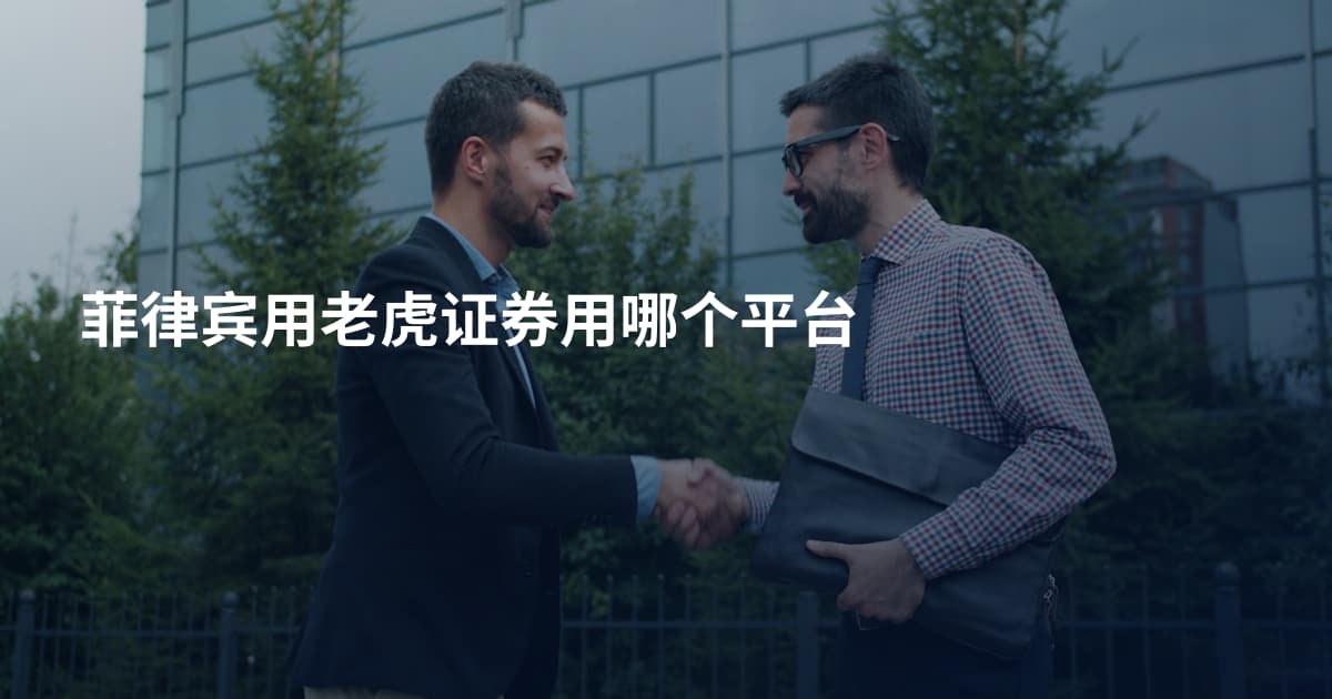 菲律宾用老虎证券用哪个平台