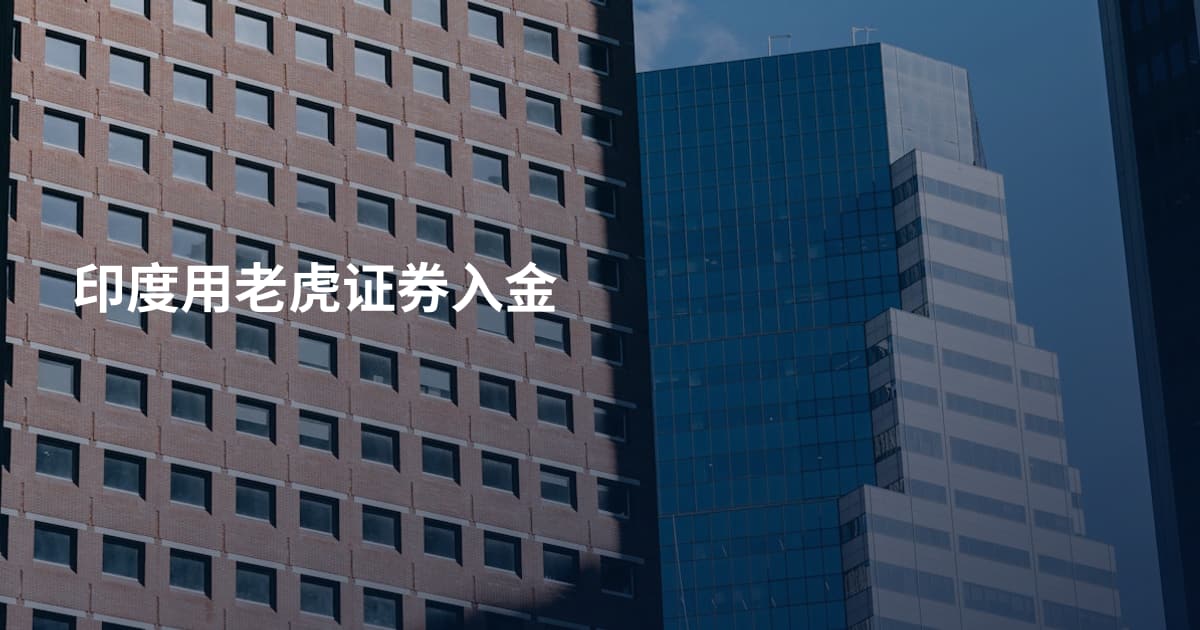 印度用老虎证券入金