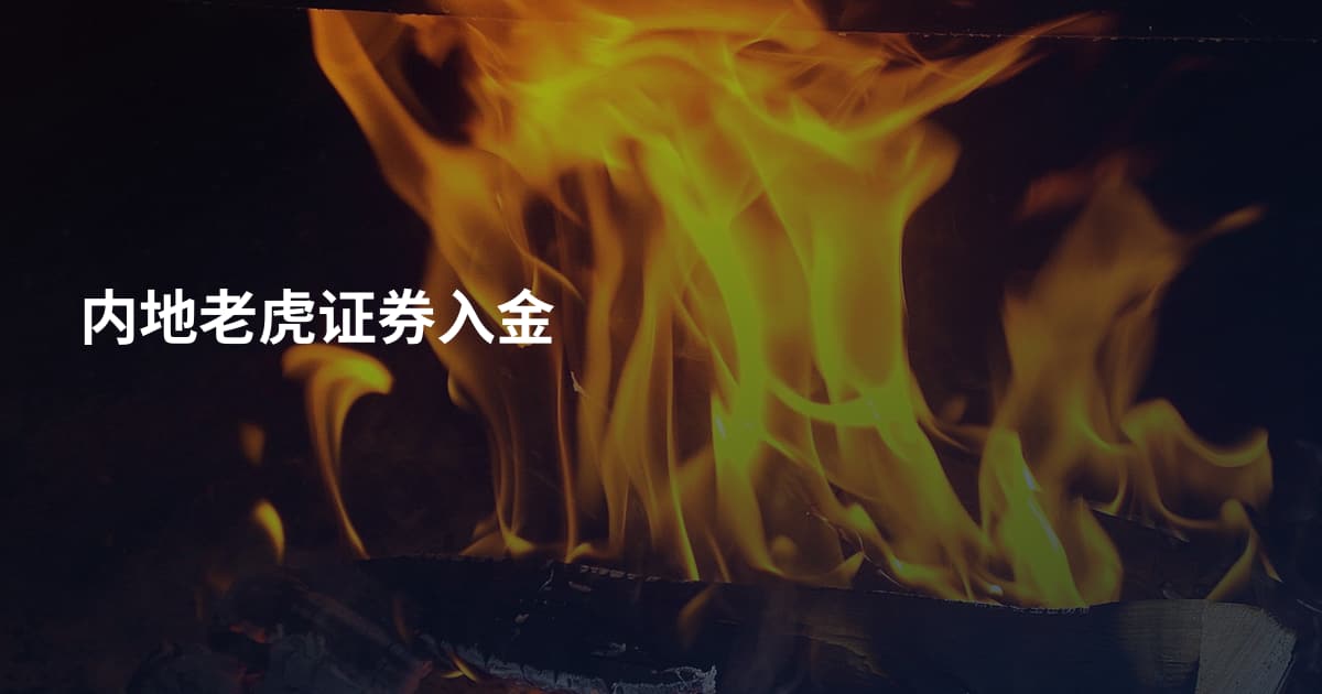 内地老虎证券入金