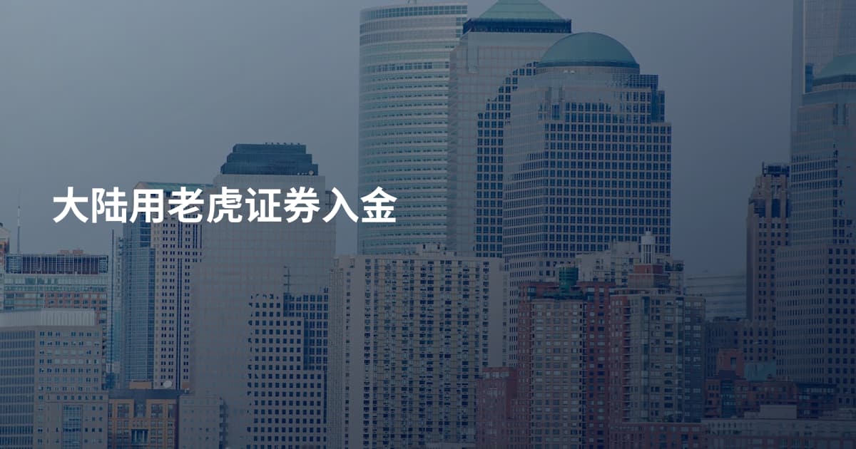 大陆用老虎证券入金