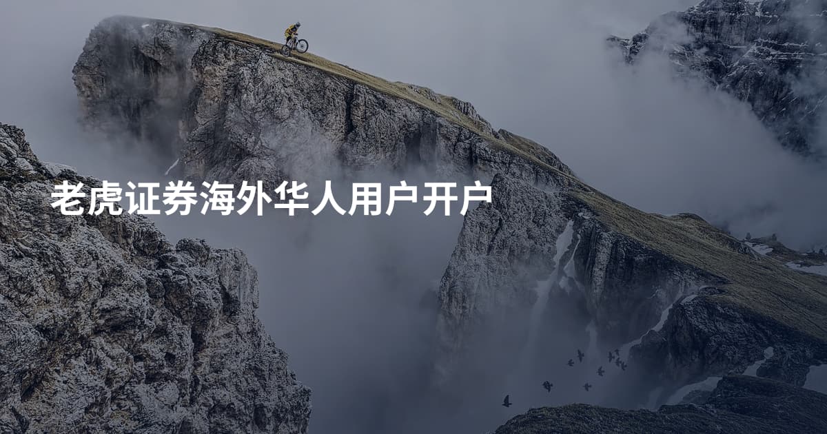 老虎证券海外华人用户开户
