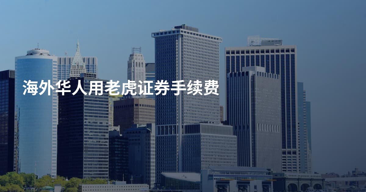 海外华人用老虎证券手续费