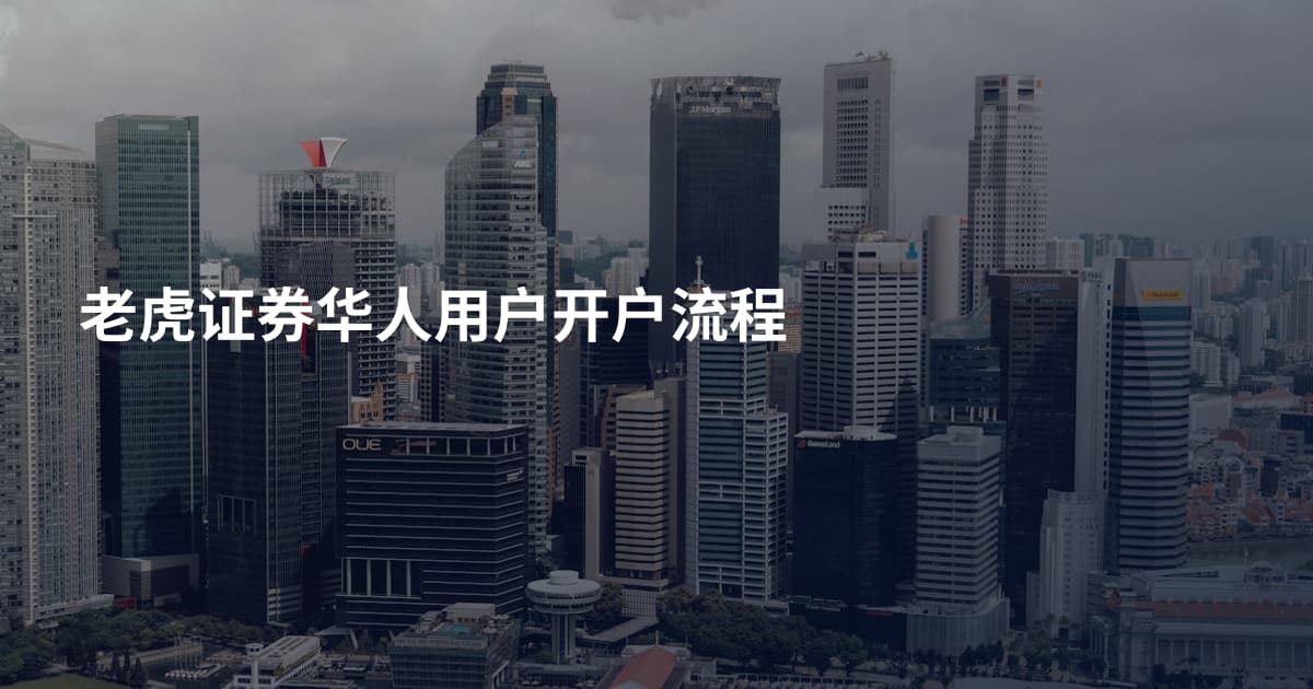 老虎证券华人用户开户流程