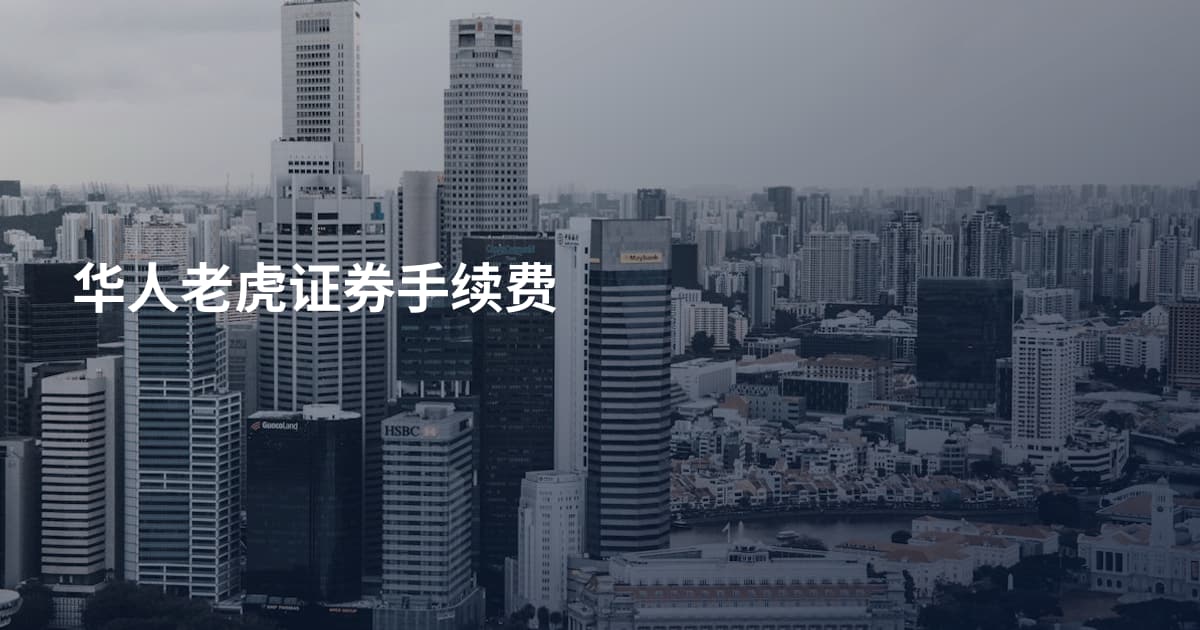 华人老虎证券手续费