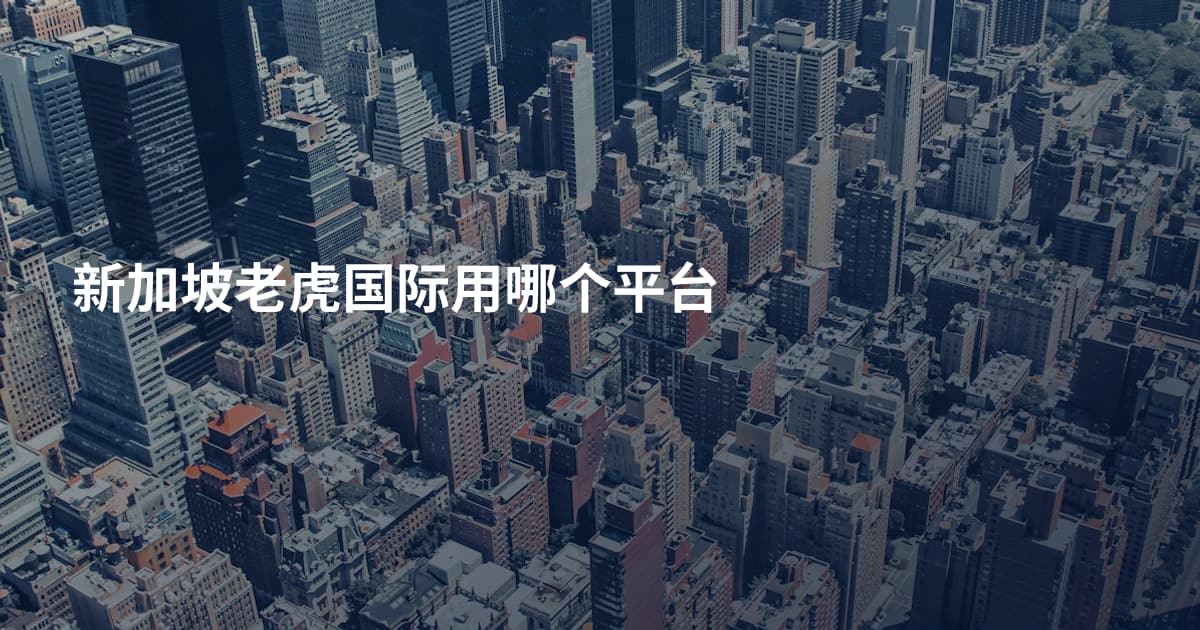 新加坡老虎国际用哪个平台