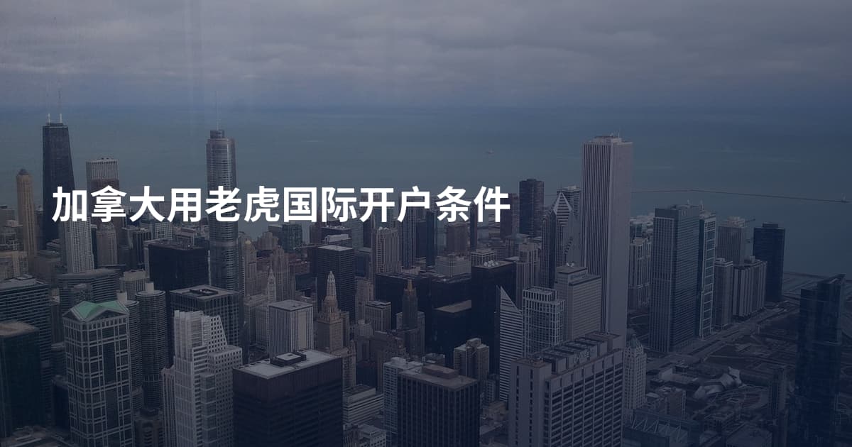 加拿大用老虎国际开户条件