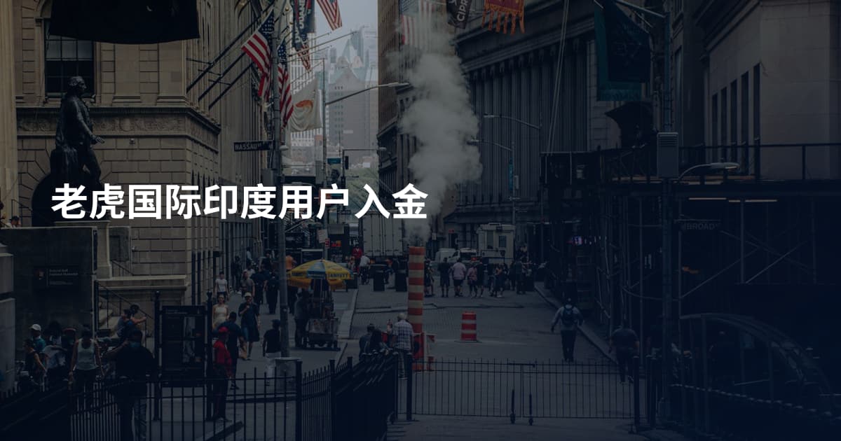 老虎国际印度用户入金