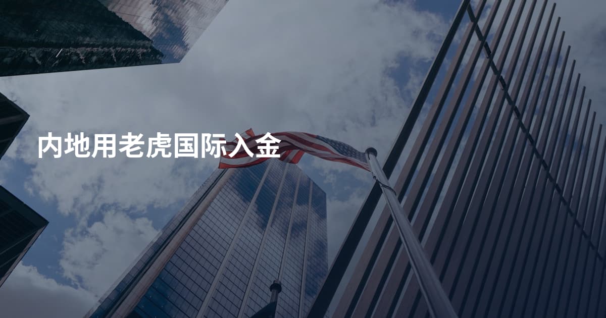 内地用老虎国际入金