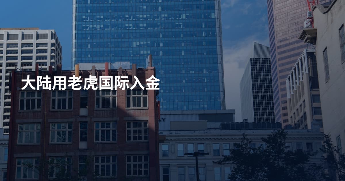 大陆用老虎国际入金
