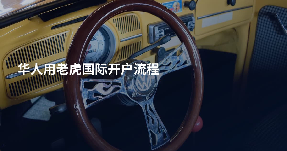 华人用老虎国际开户流程