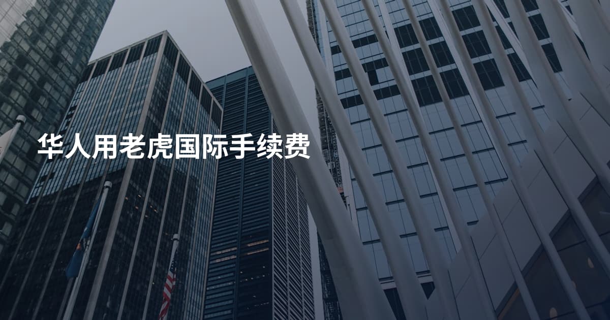 华人用老虎国际手续费