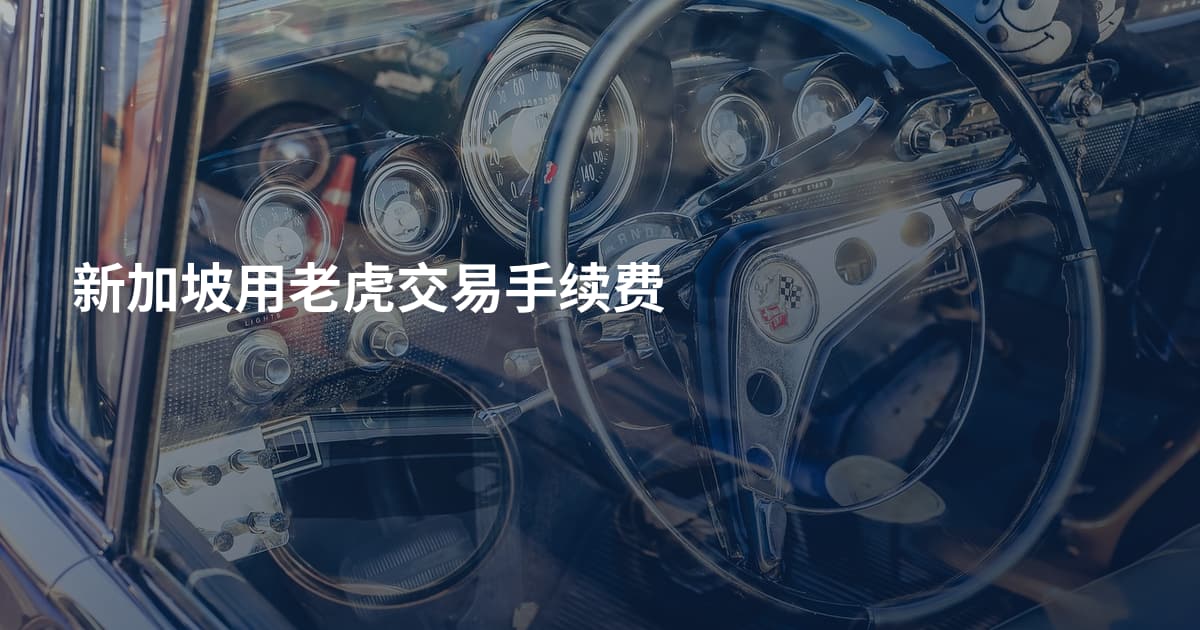 新加坡用老虎交易手续费
