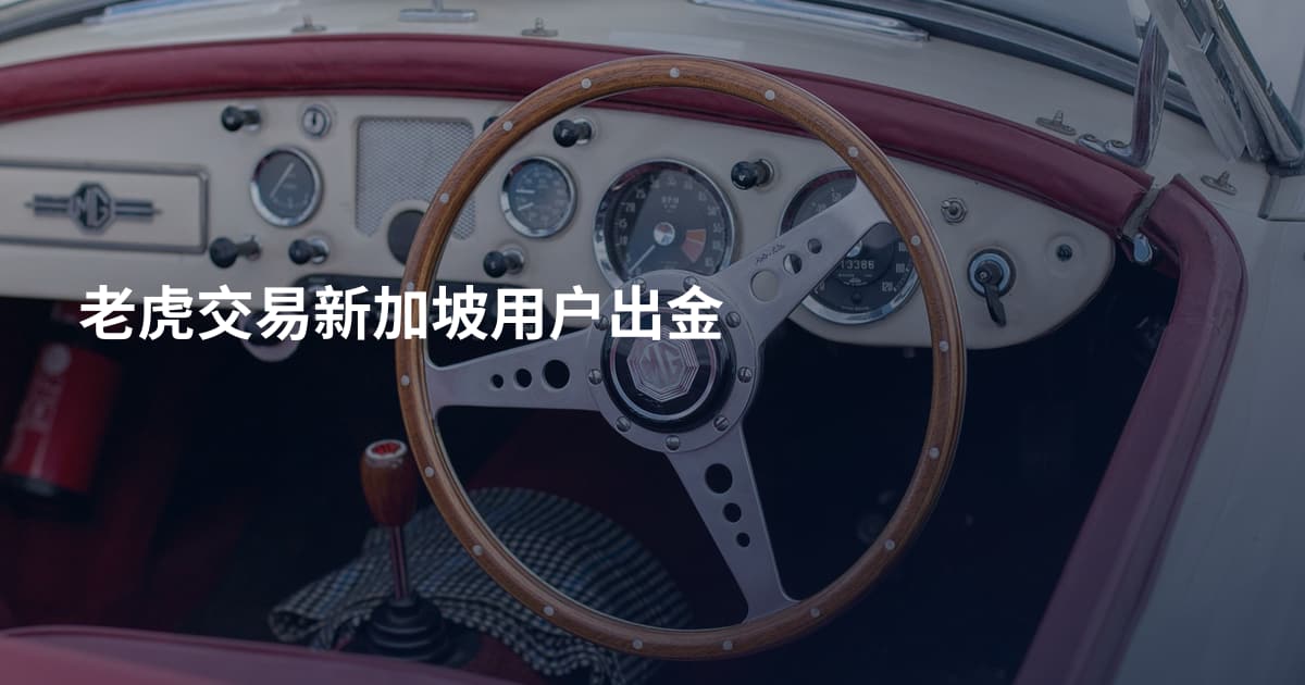 老虎交易新加坡用户出金