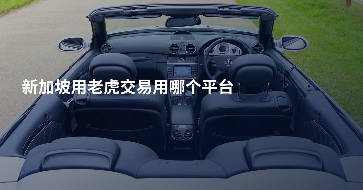 新加坡用老虎交易用哪个平台
