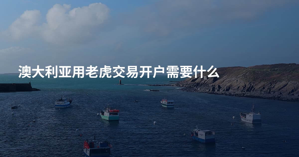 澳大利亚用老虎交易开户需要什么