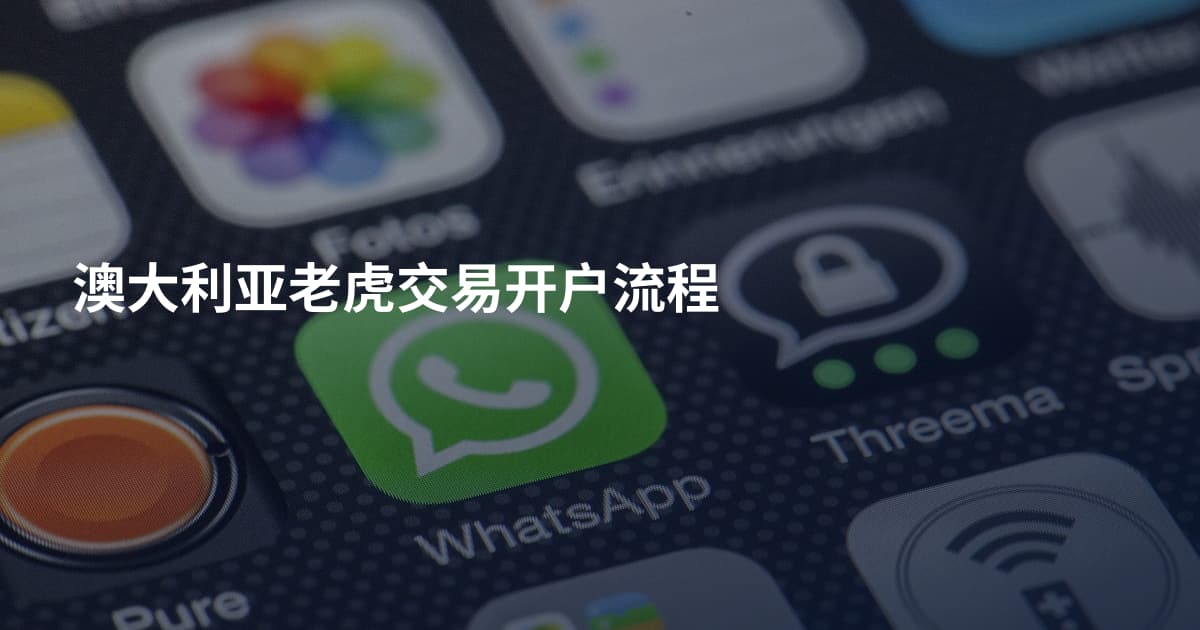 澳大利亚老虎交易开户流程