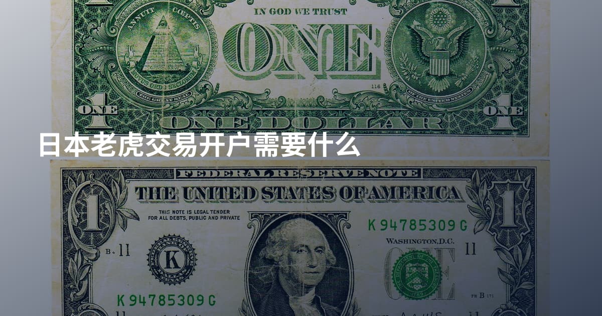 日本老虎交易开户需要什么