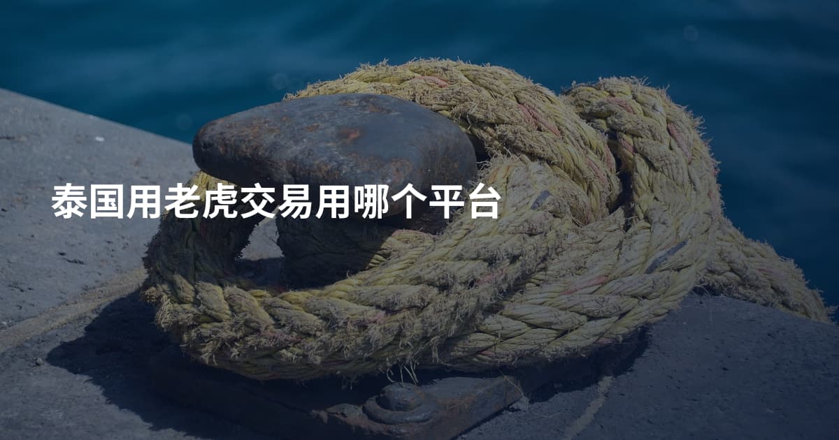 泰国用老虎交易用哪个平台