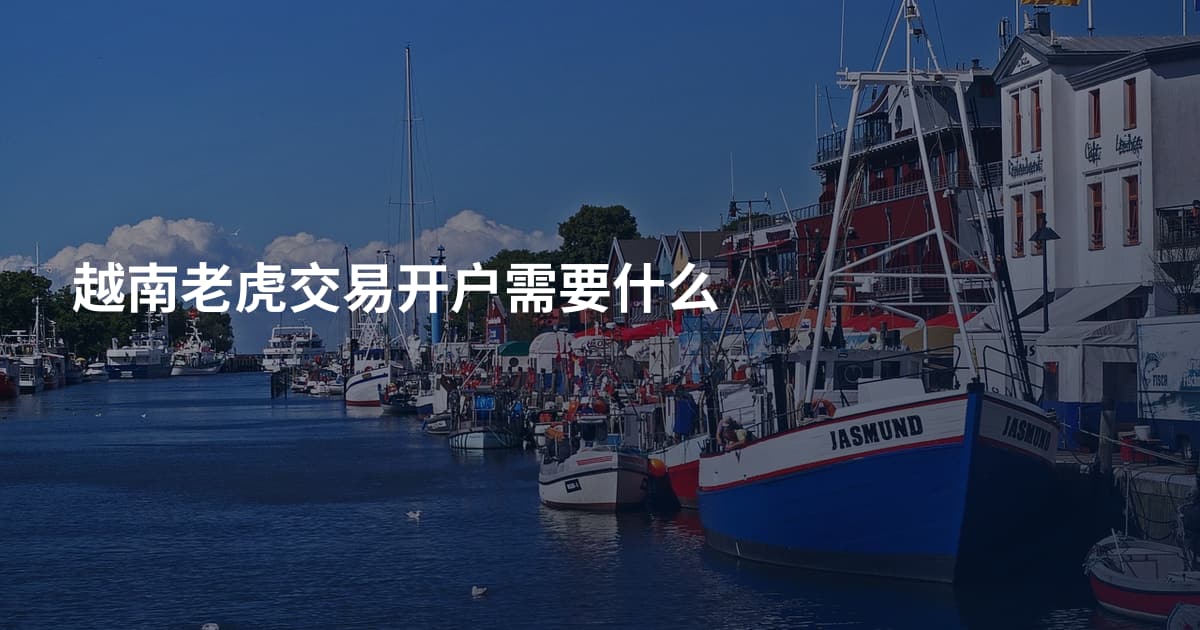 越南老虎交易开户需要什么